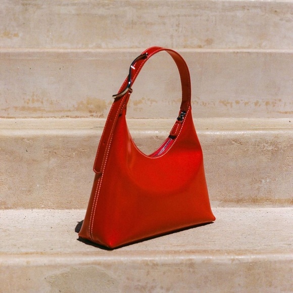 STAUD Handbags - STAUD Scotty Bag in Tomato